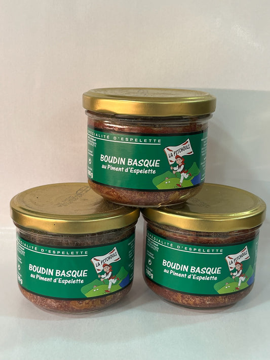 Lot de 3 Pâtés Basque au Boudin et Piment d’Espelette – La Pitchouli