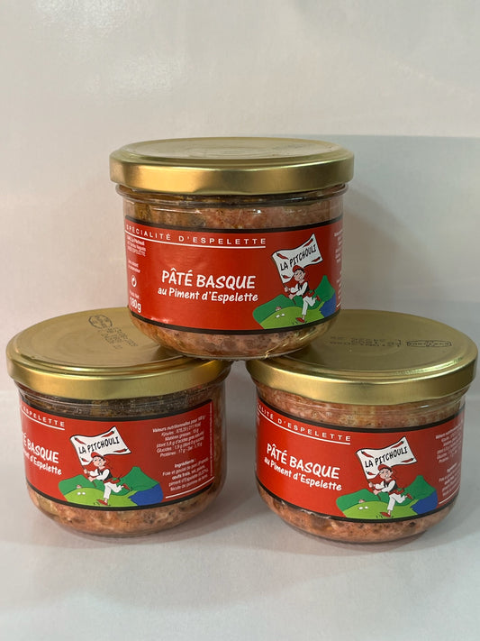 Lot de 3 Pâtés Basque au Piment d’Espelette – La Pitchouli